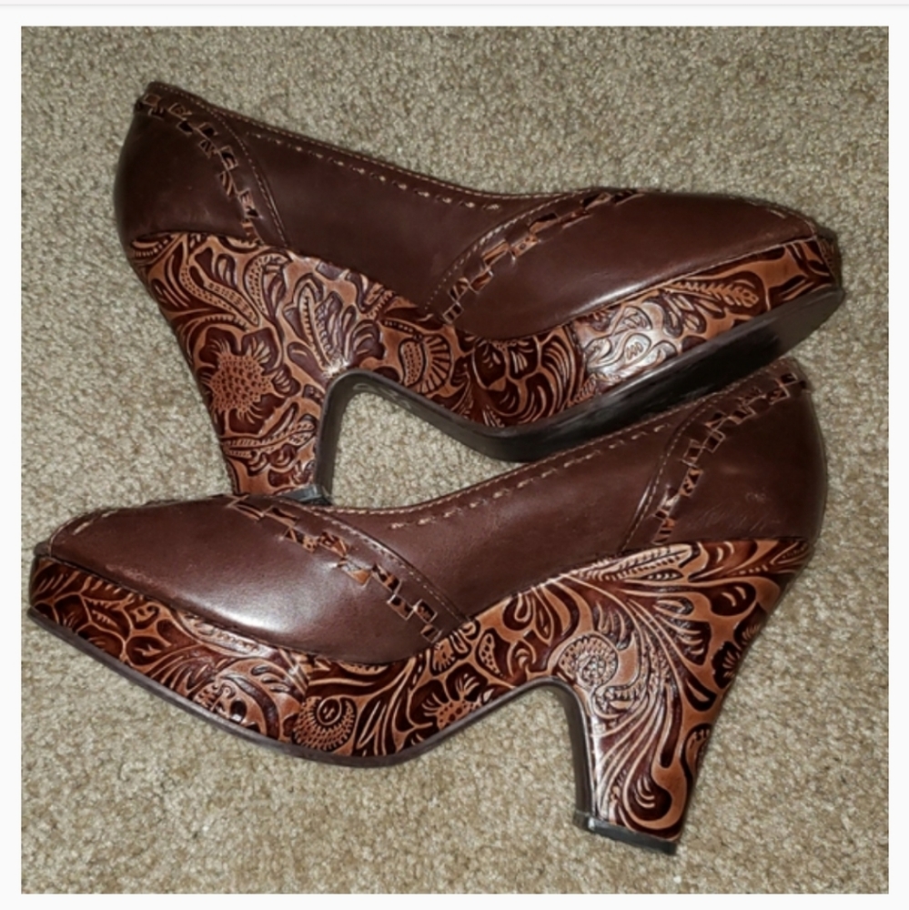 Nine West Leather Heels